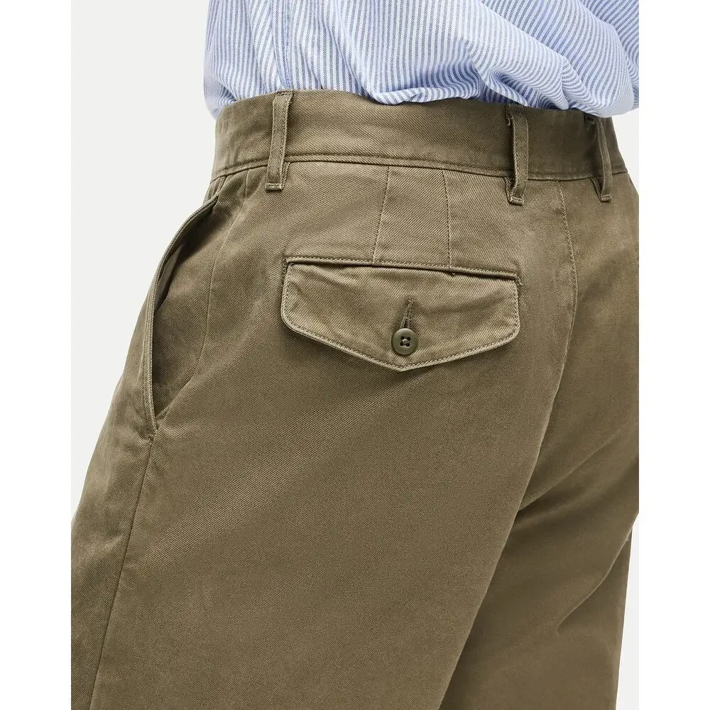 J Crew Men's Classic Casual Workwear Chino Pants Dill Green Cotton 32/30